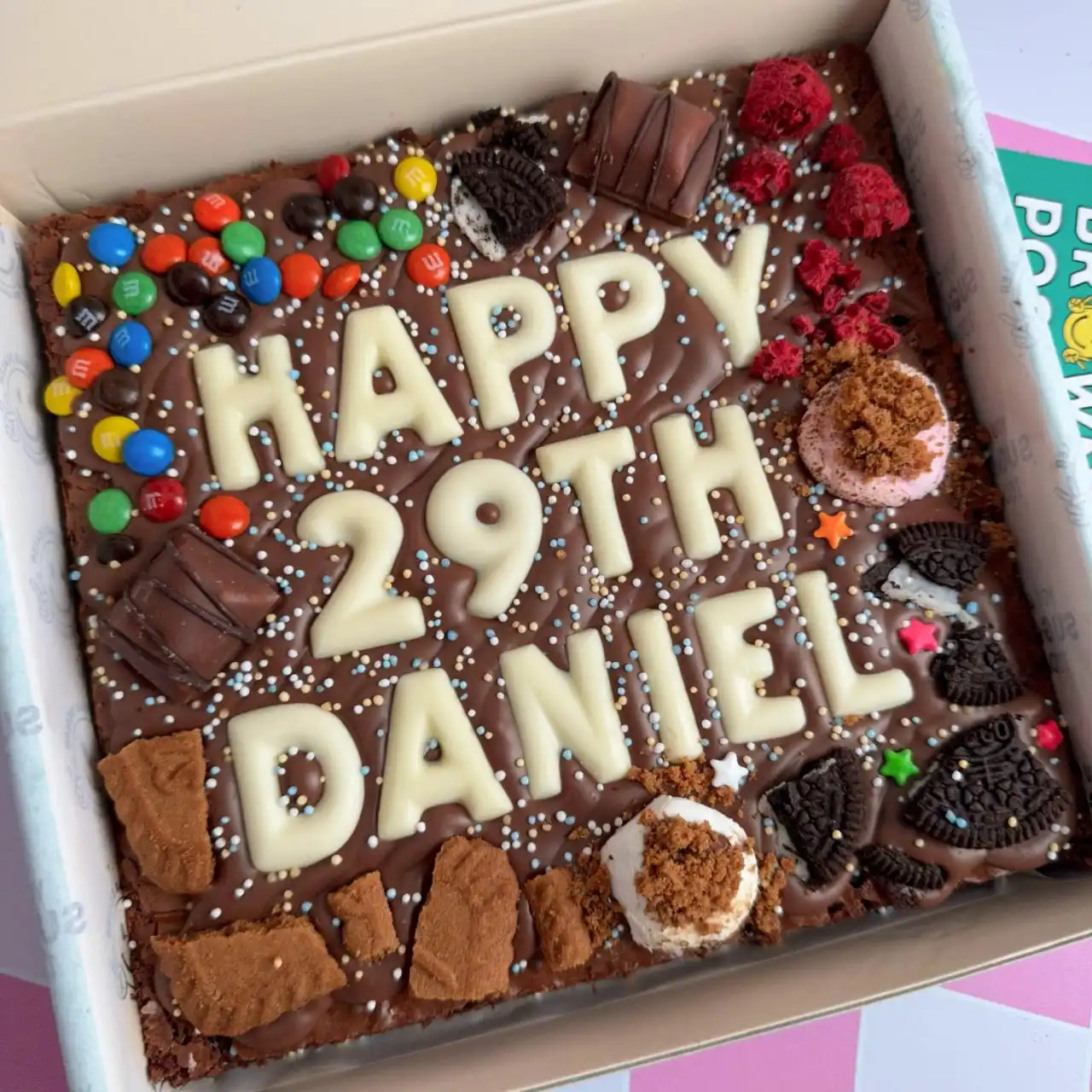 Classic Fudge Brownie Slab Karachi Birthday